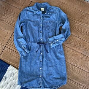 G.H. Bass & Co Denim Tie Waist Shirt Dress